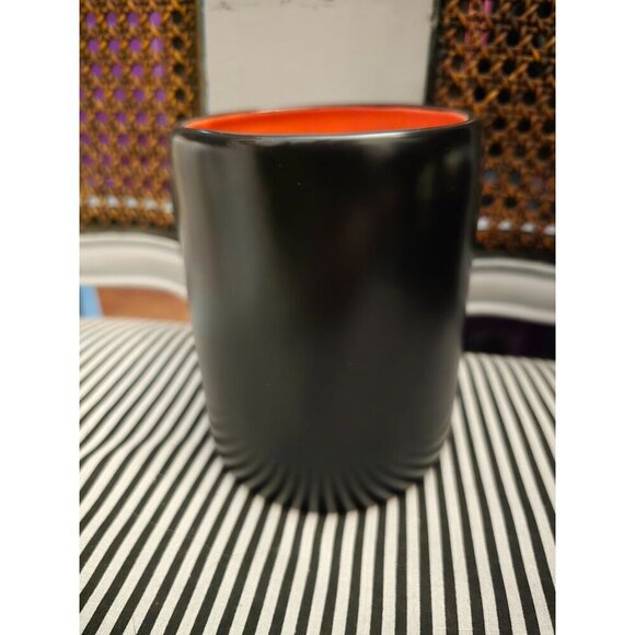 NWT Rae Dunn Drink Up Witches Halloween Coffee Mug Black Orange Interior - Picture 9 of 9